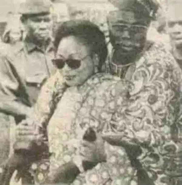 Major Throwback Photo Of Olusegun Obasanjo And His Late Wife, Stella